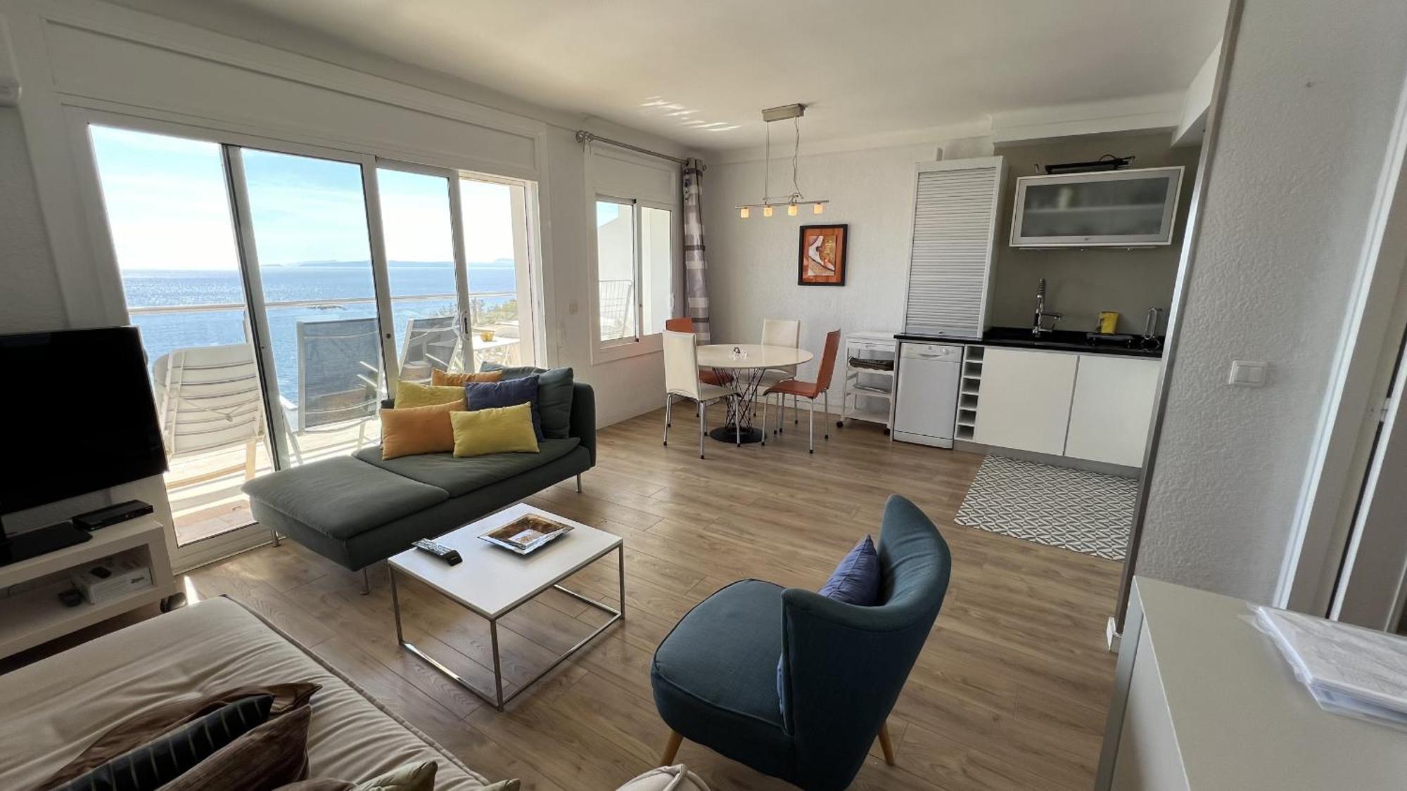 Apartamento Vista Mar Y Parking En Roses Av-27 Eksteriør bilde